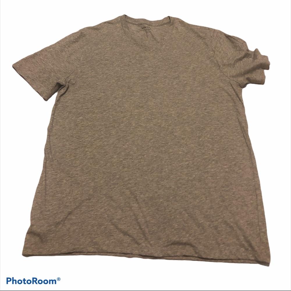NWT Vince unisex v neck T-shirt in gray